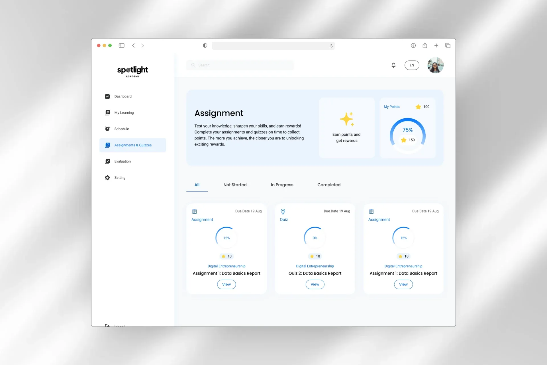 A Connected Digital Learning Environment